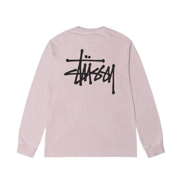 Basic Stüssy Pig. Dyed LS Tee - Blush