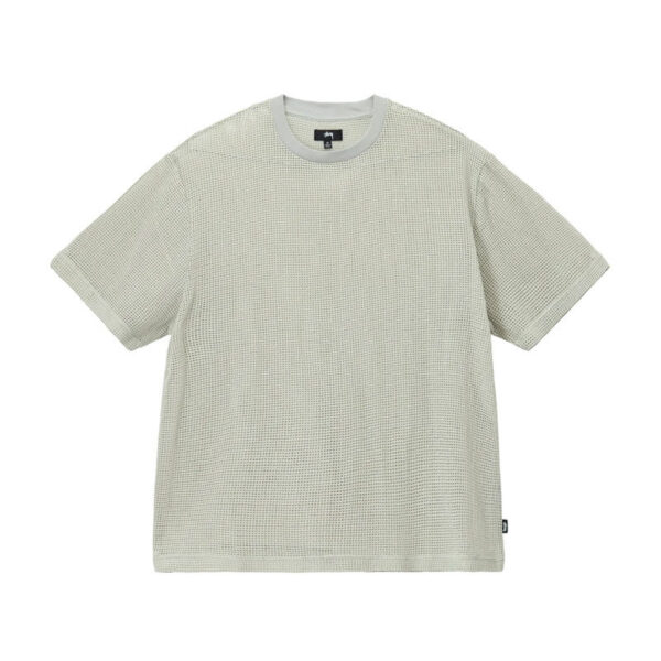 STUSSY Cotton Mesh Crew - Bone