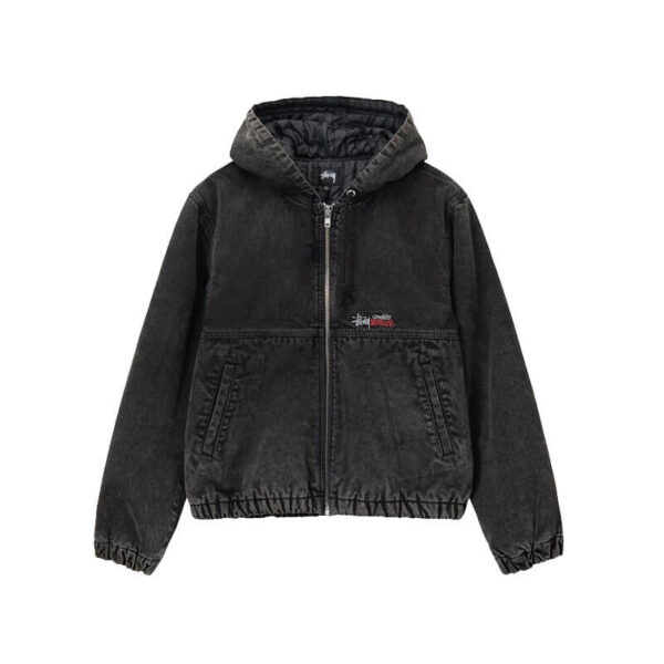 STUSSY Double Dye Work Jacket - Black