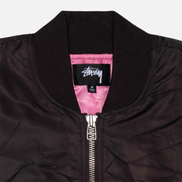 STUSSY Dyed Nylon Bomber - Brown