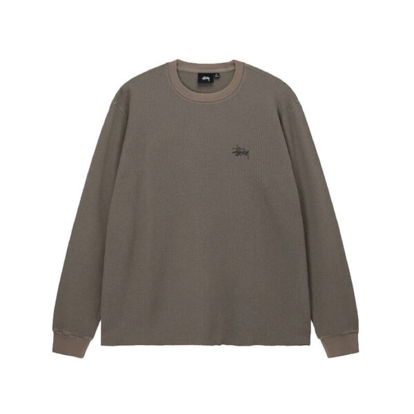 STUSSY O'Dyed LS Thermal - Brown