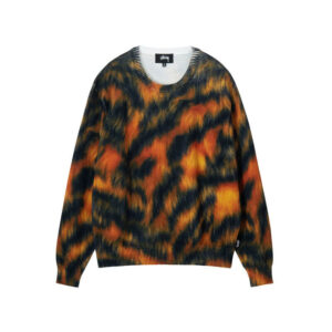 STUSSY Printed Fur Sweater - Tiger