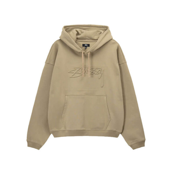 STUSSY Relaxed Oversized Hood - Khaki