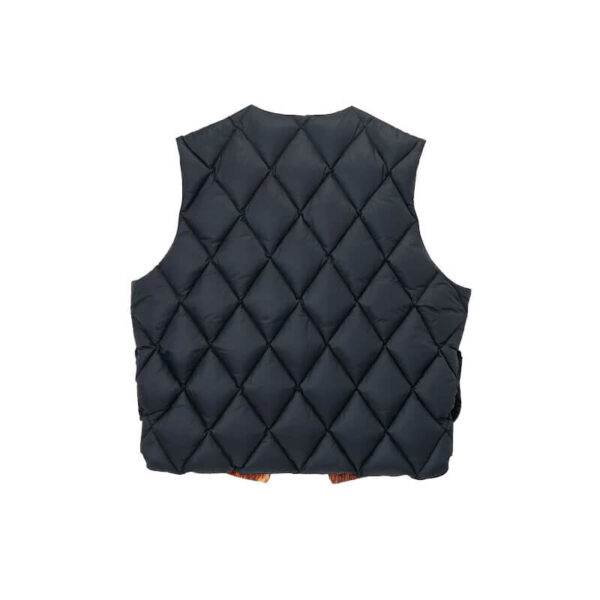 STUSSY Reversible Quilted Vest - Cowhide