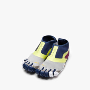 SUICOKE 5 Fingers-Lo Sneakers - Navy x Yellow