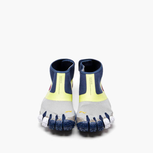 SUICOKE 5 Fingers-Lo Sneakers - Navy x Yellow