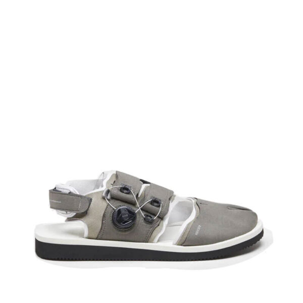 SUICOKE Haku-Ab Sandals - Gray x White