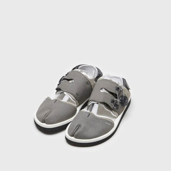 SUICOKE Haku-Ab Sandals - Gray x White