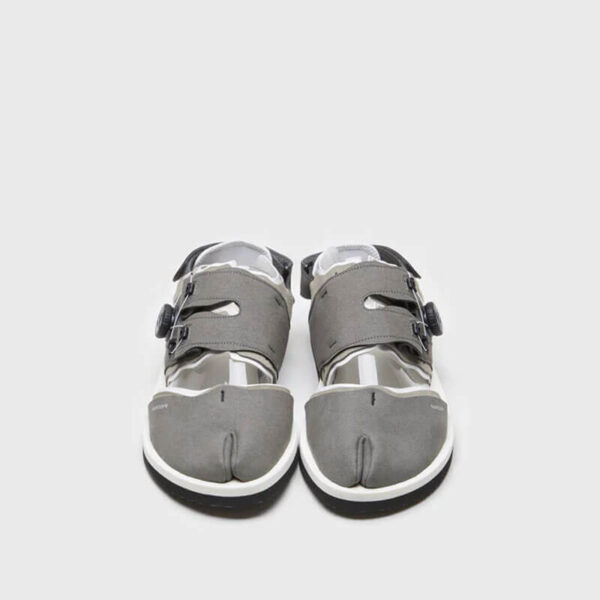 SUICOKE Haku-Ab Sandals - Gray x White