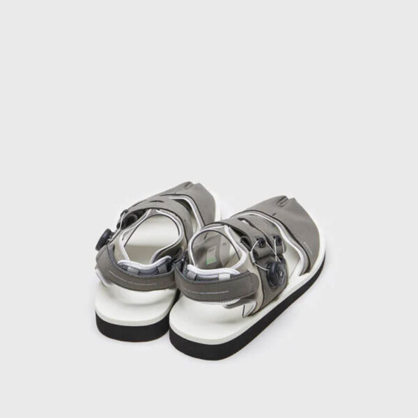 SUICOKE Haku-Ab Sandals - Gray x White