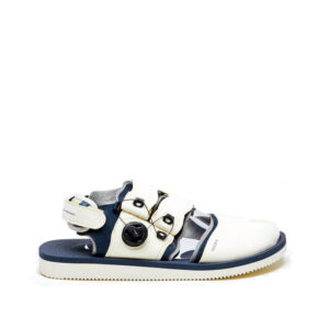 SUICOKE Haku-Ab Sandals - Ivory x Navy