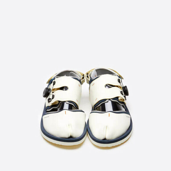 SUICOKE Haku-Ab Sandals - Ivory x Navy