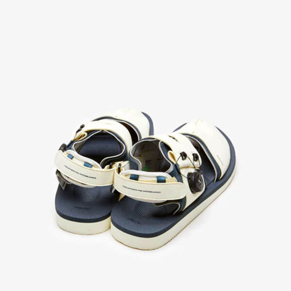 SUICOKE Haku-Ab Sandals - Ivory x Navy