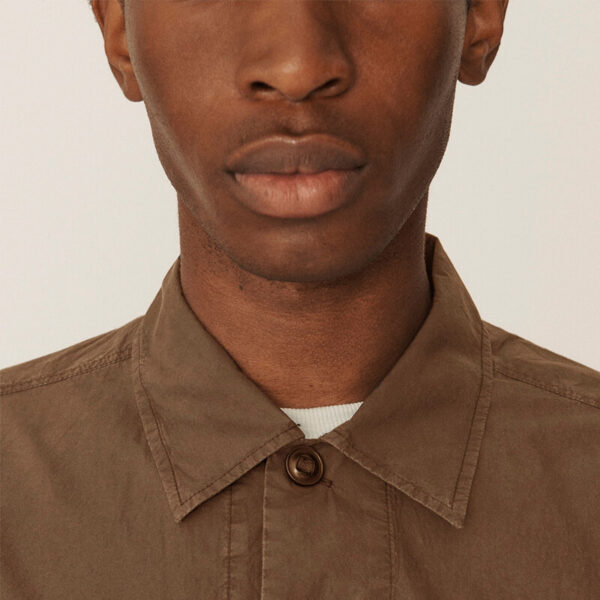 YMC military shirt brown 5