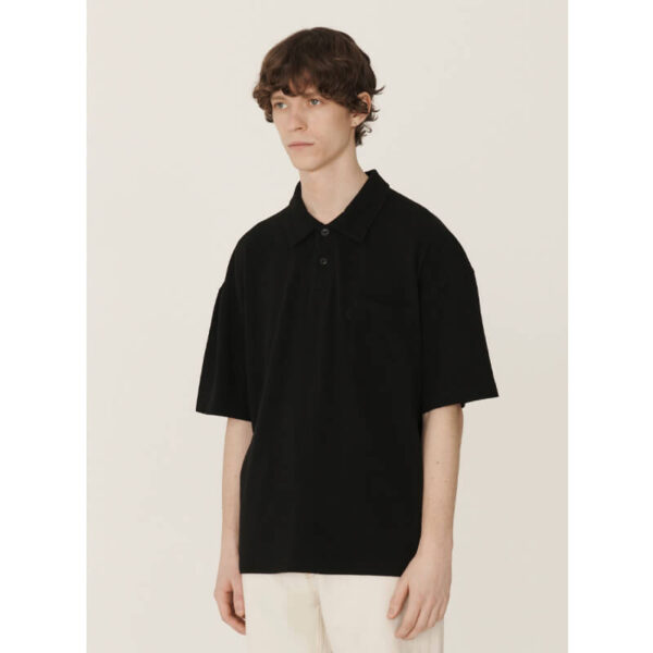 YMC Earth Polo T-Shirt - Black