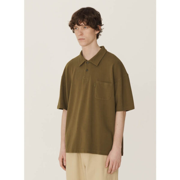 YMC polo tshirt olive 3