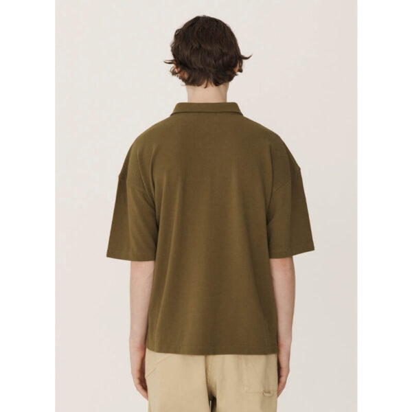 YMC polo tshirt olive 4