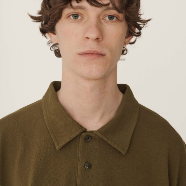 YMC polo tshirt olive 5