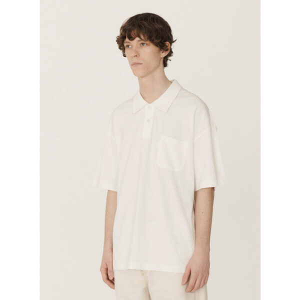 YMC polo tshirt white 3