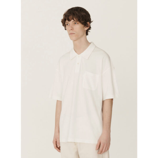 YMC Earth Polo T-Shirt - White