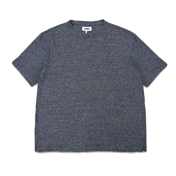 YMC Triple T-shirt - Ecru / Navy