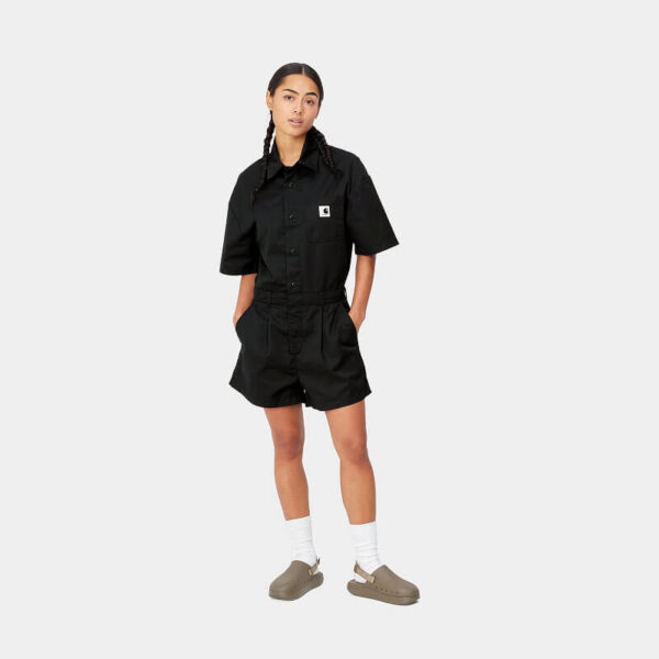 CARHARTT-W-Craft-Short-Coverall-Black