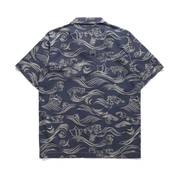 MAHARISHI Maha Songkran Summer Shirt navy 2