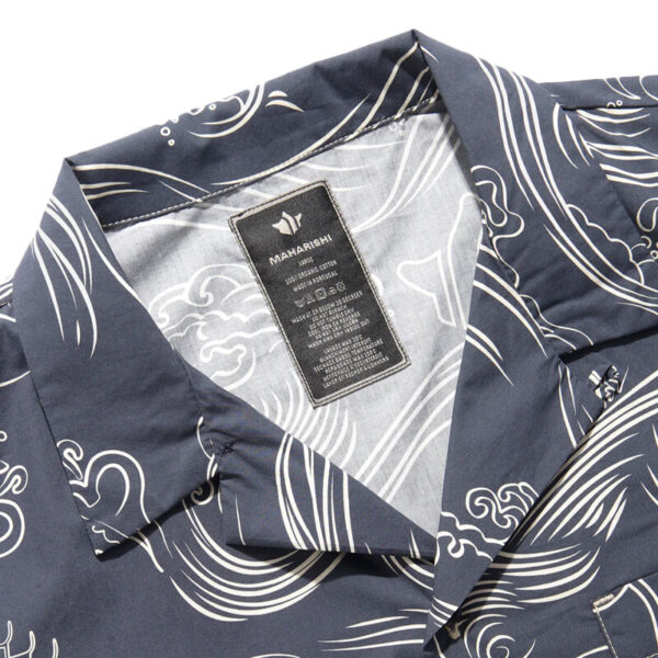 MAHARISHI Maha Songkran Summer Shirt navy 4