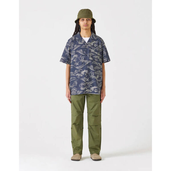 MAHARISHI Maha Songkran Summer Shirt navy 5