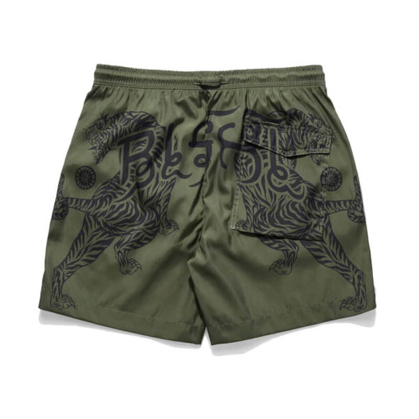 MAHARISHI Muay Thai Swimshort olive 2