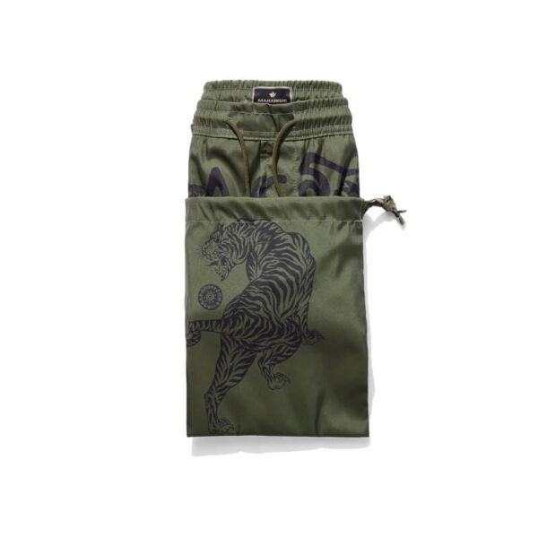 MAHARISHI Muay Thai Swimshort olive 3