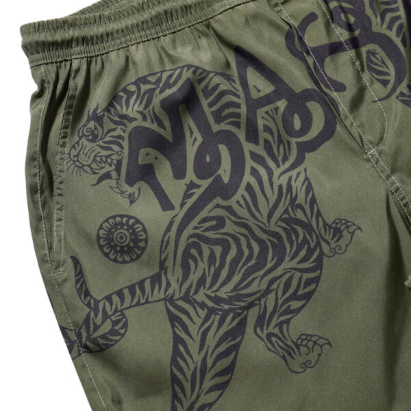 MAHARISHI Muay Thai Swimshort olive 4