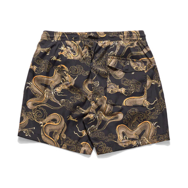 MAHARISHI Thai Dragon Swimshort black2