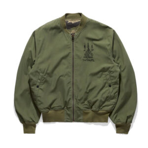 MAHARISHI camo reversible flight jacket gold olive 1