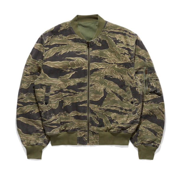 MAHARISHI Camo Reversible Flight Jacket - Mint | THEROOM