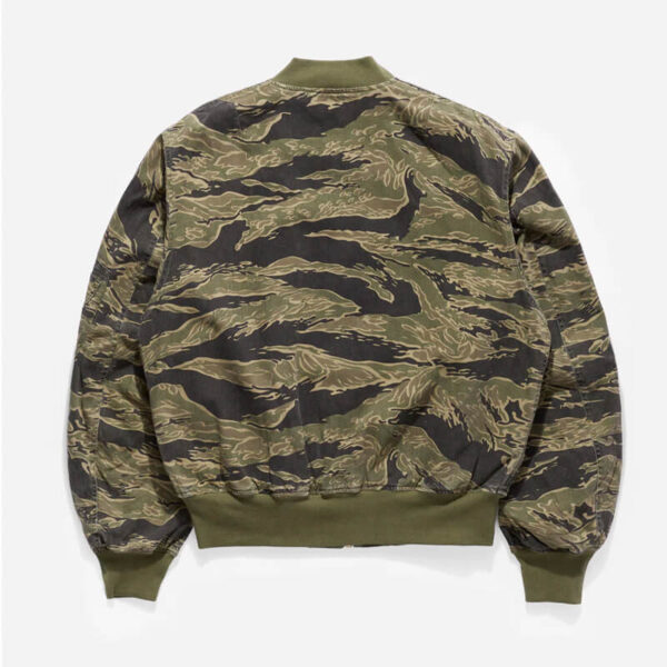 MAHARISHI camo reversible flight jacket gold olive 4