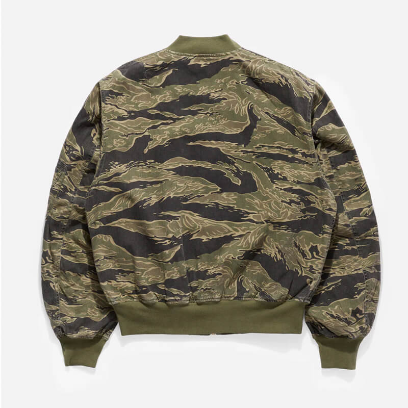 MAHARISHI Camo Reversible Flight Jacket - Mint | THEROOM