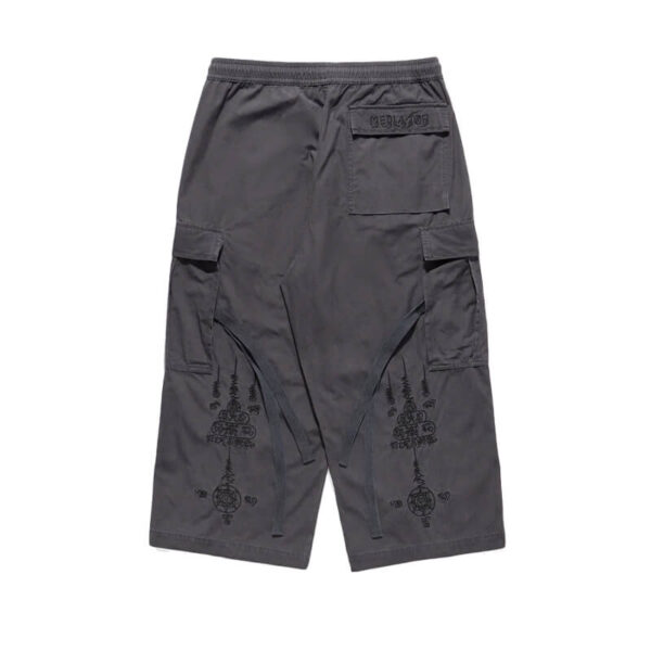 MAHARISHI sak yant cargo hakama pants black 1