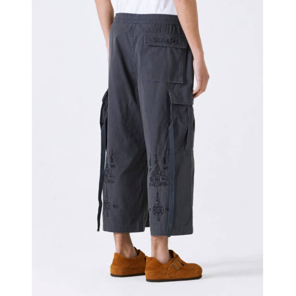 MAHARISHI sak yant cargo hakama pants black 6