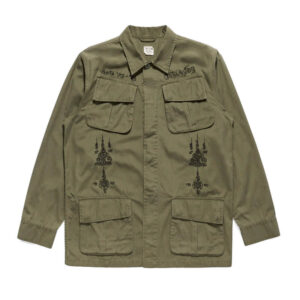 MAHARISHI sak yant jungle overshirt olive 1