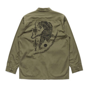 MAHARISHI sak yant jungle overshirt olive 2