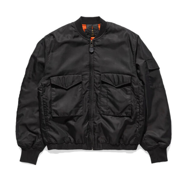 MAHARISHI wep ma 1 flight jacket black 1