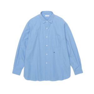 NAMAMICA-Regular-Collar-Wind-Shirt-Sax