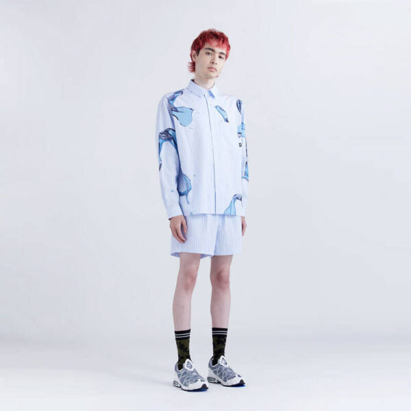 In The Moment Shirt - Blue Stripe
