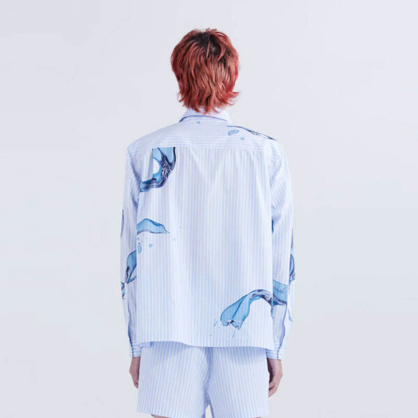 In The Moment Shirt - Blue Stripe