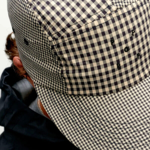 POP-FivePanel-Hat-Black-White-Gingham