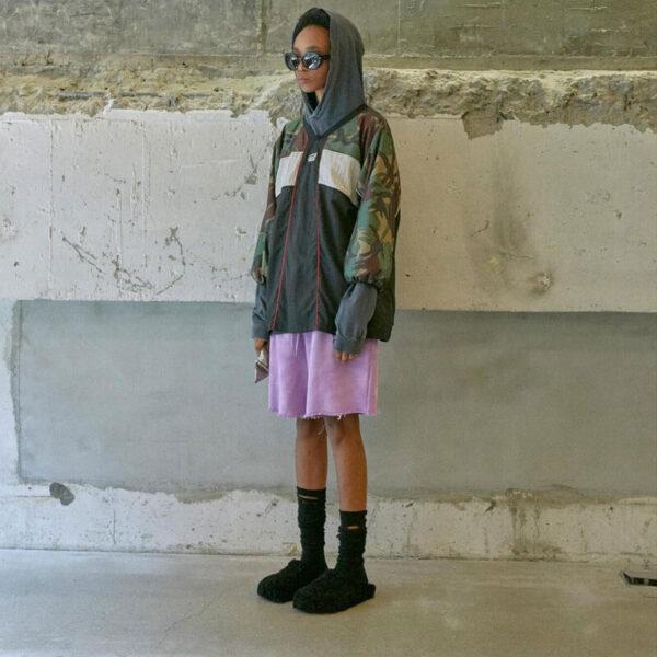 Camo Panel Pullover - Multi