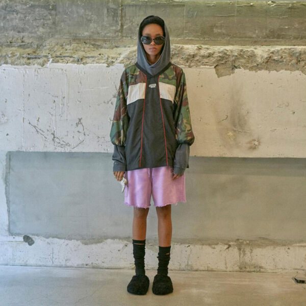 Camo Panel Pullover - Multi