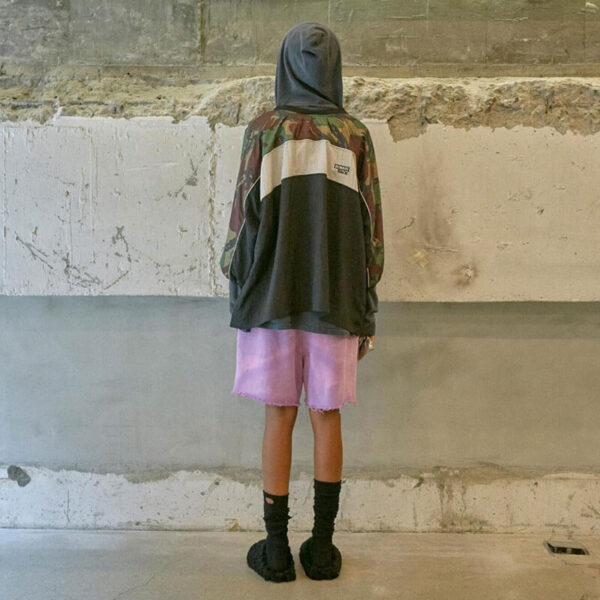 Camo Panel Pullover - Multi