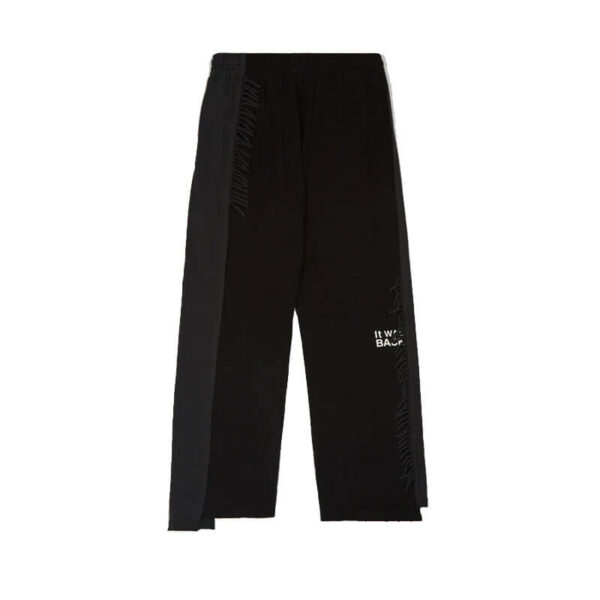 Fringe Panel Pant - Black